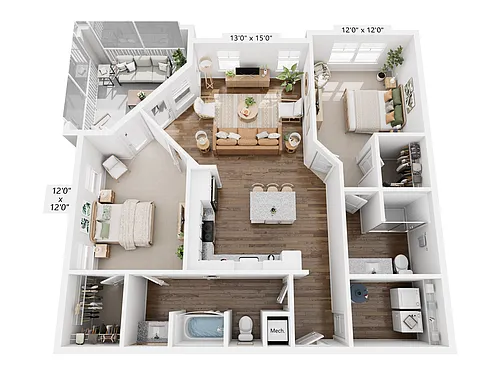 Floor plan B2