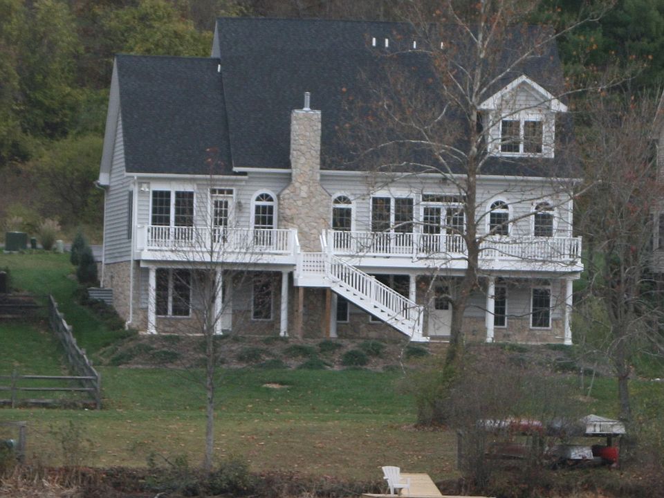 Rear view of home