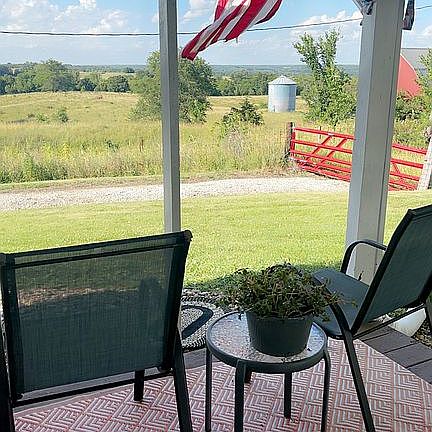 Back porch view!
