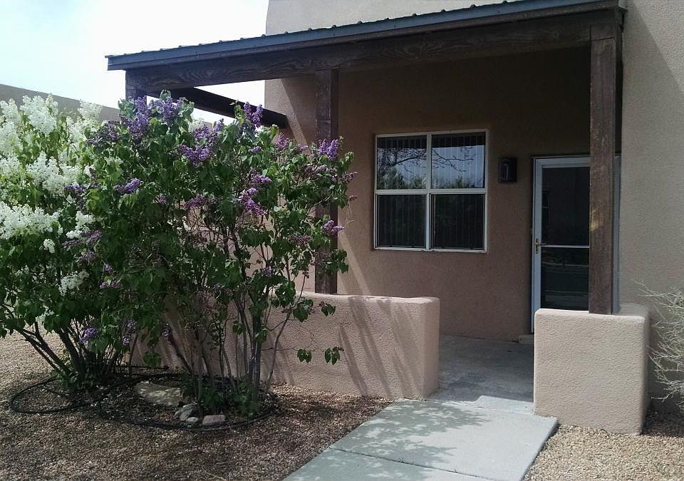 front door, covered porch