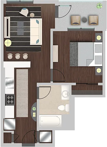 Floor plan B1