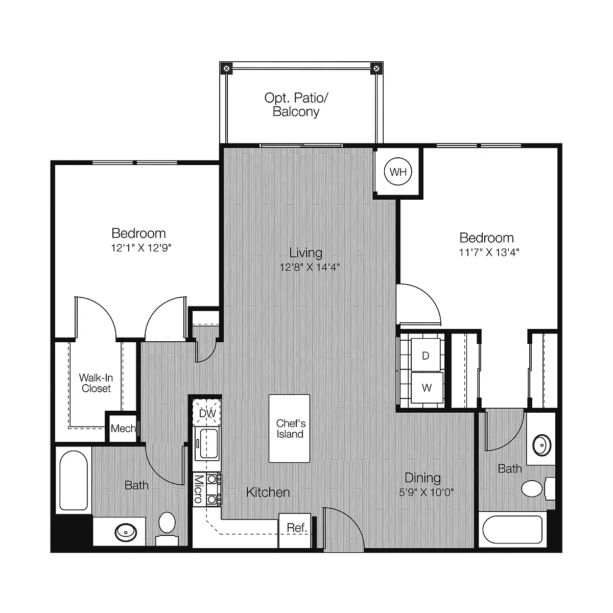 Floor plan 2E2