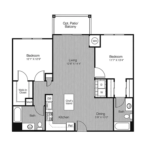 Floor plan 2E2