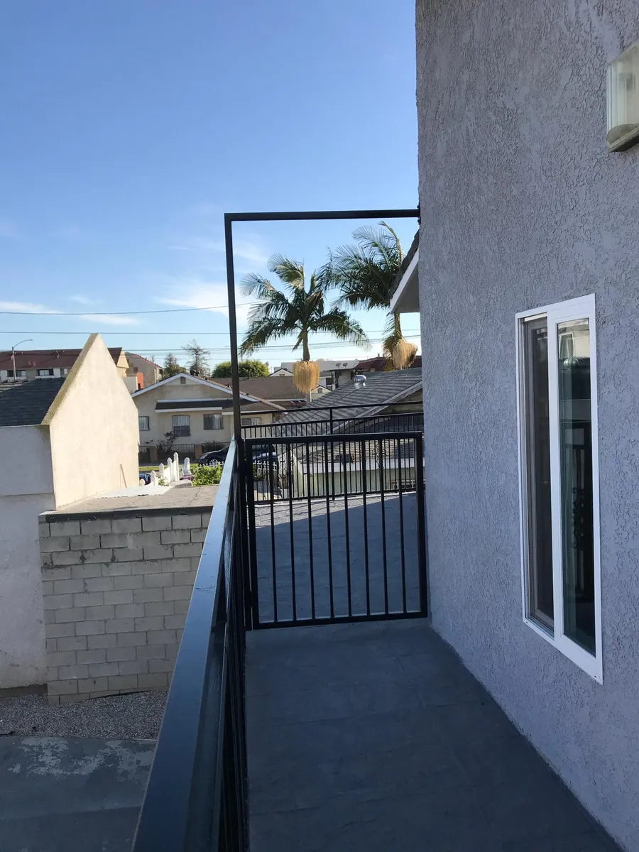 Private gate to balcony and front door. - 1109 1/2 Alamitos Ave #A