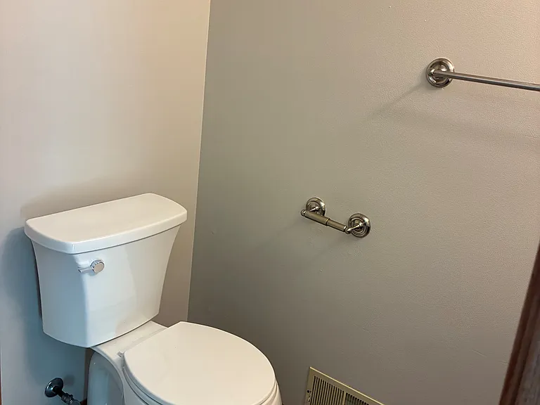 Ground level half bath