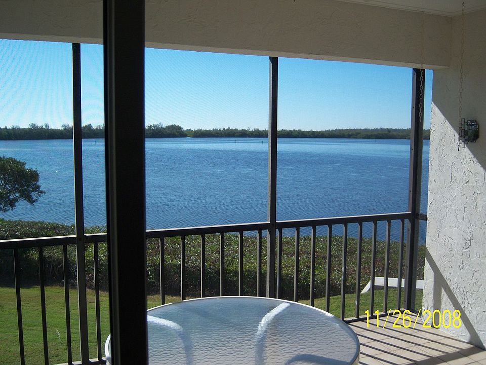 View West over Sarasota Bayfrom screened in balcony