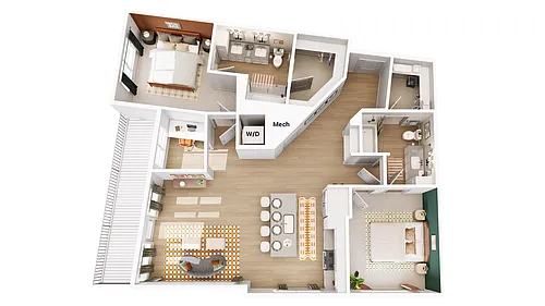 Floor plan B3A