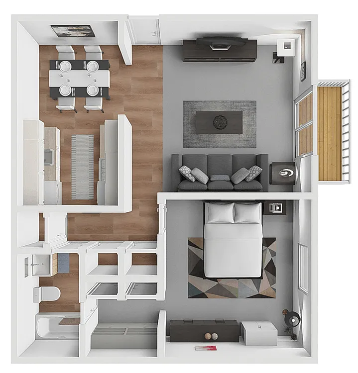 Floor plan Pierce