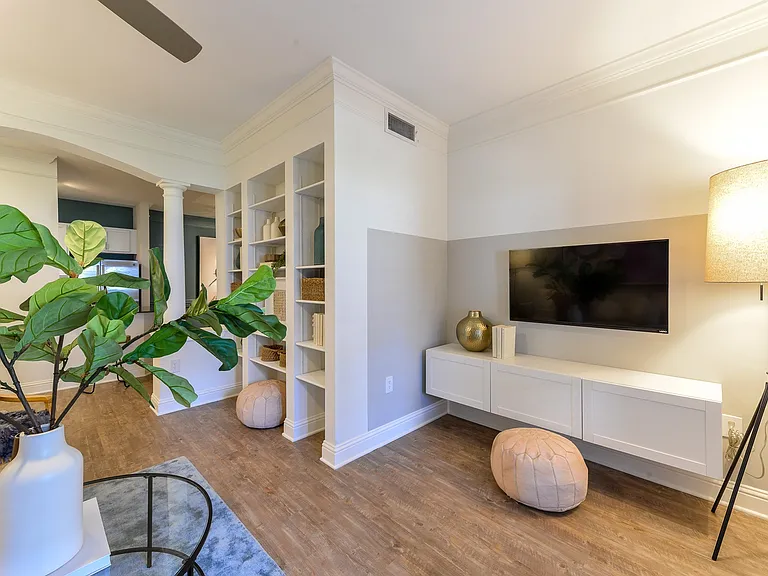Stylish Nook Area for an Entertainment Center or Desk