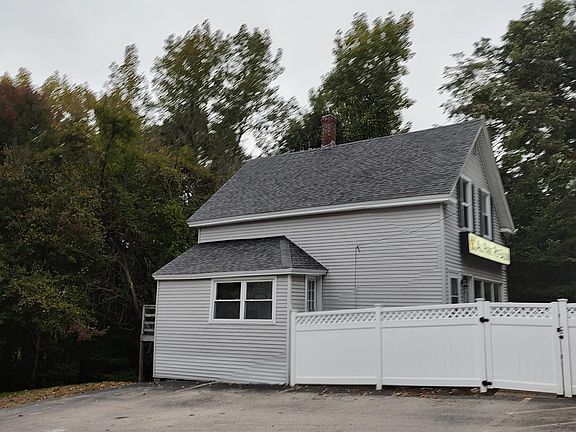 Parking and side of building