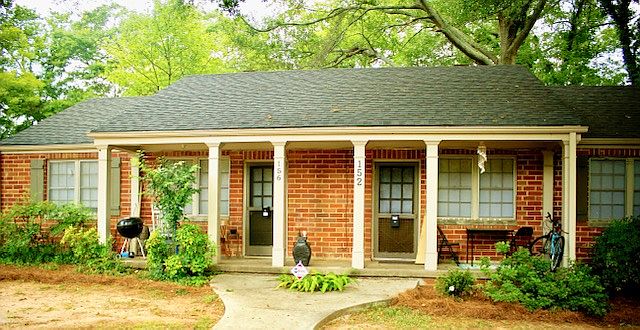 Front Porch - Left Side of Duplex