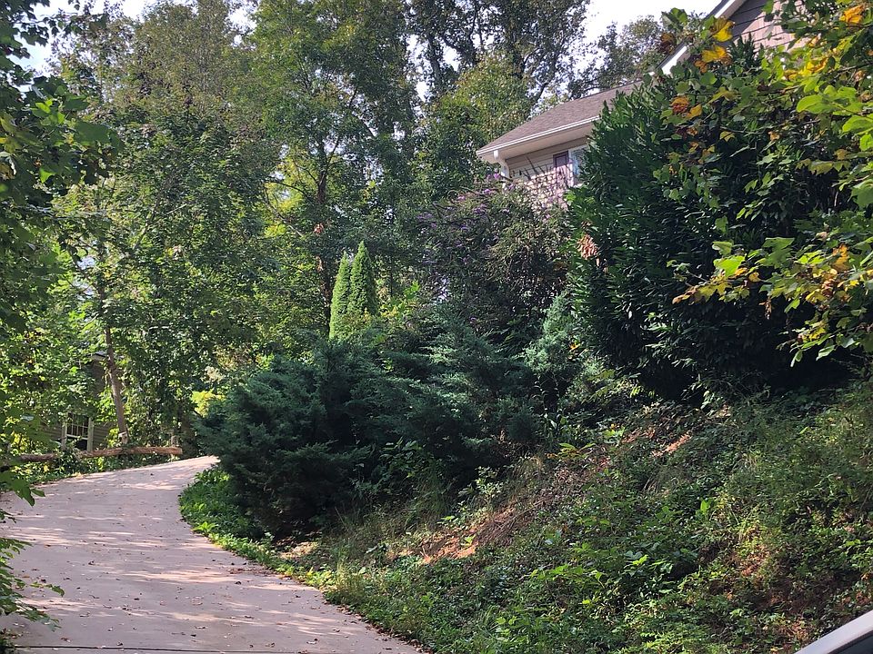 Driving up to the house