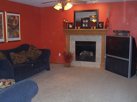 family room-fireplace