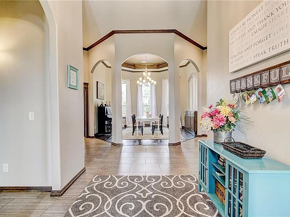 Formal Dining with wood floors.