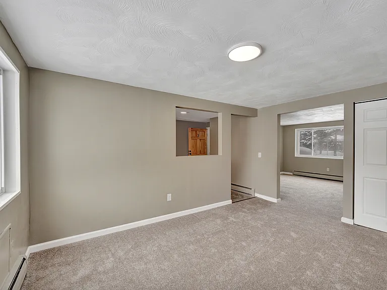 Dining room into living room