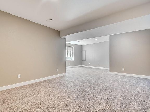 Wide Open Finished Basement.