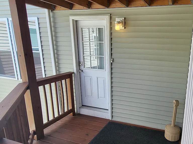 REAR DOOR THAT ACTS AS PRIMARY ENTERANCE