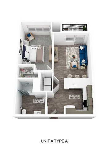 Floor plan Water Oak - Accessible