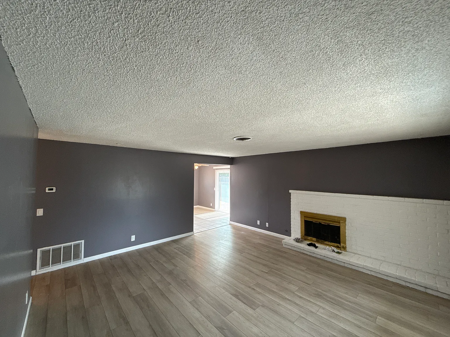Entry into living room from front door