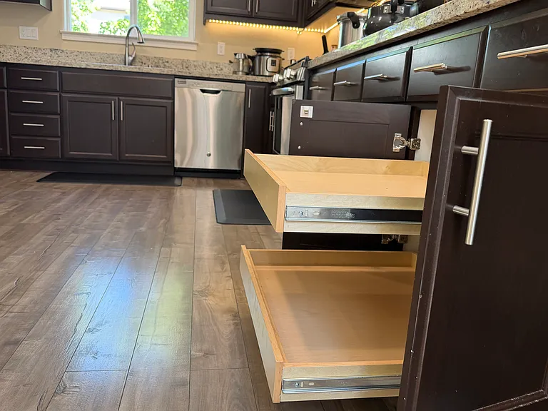 Pull Out Cabinets for the entire Kitchen
