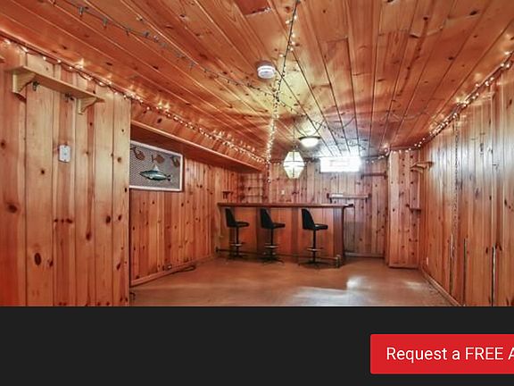 Basement bar area