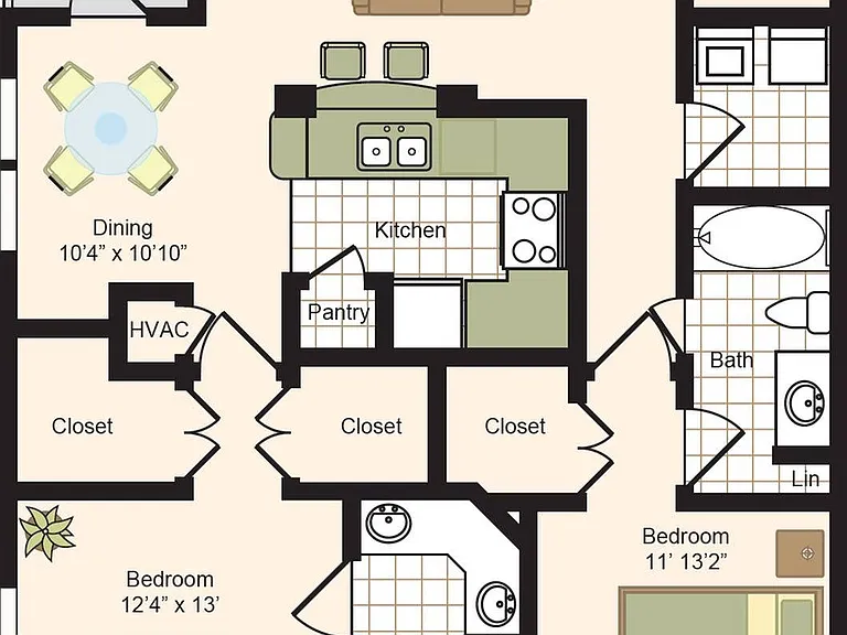 E | 2x2 | 1165 sq ft E | 2x2 | 1165 sq ft