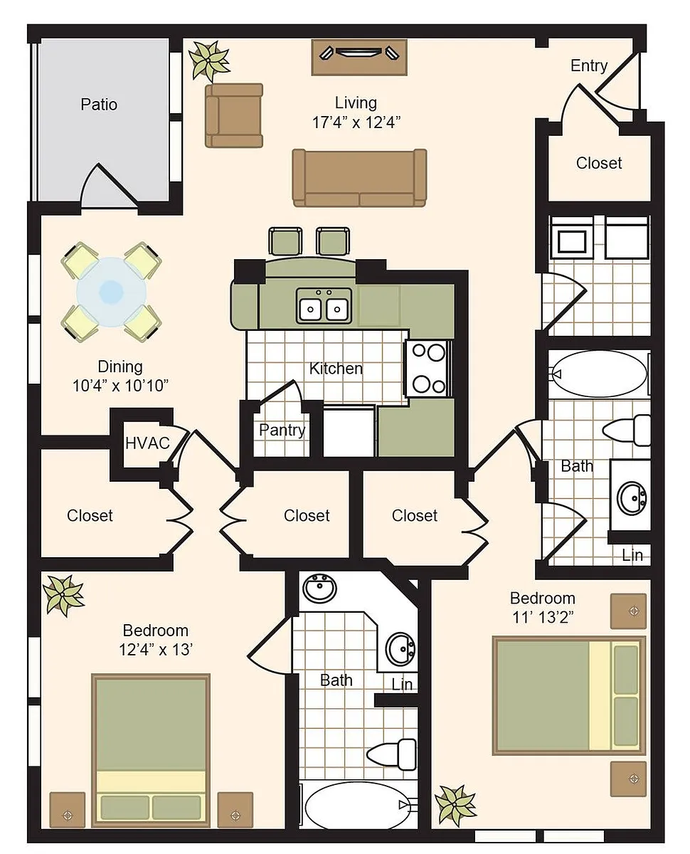 Floor plan E