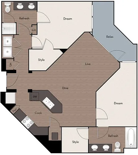 Floor plan B4