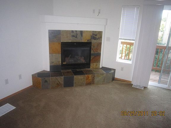 Family Room + Slate Gas Fireplace
