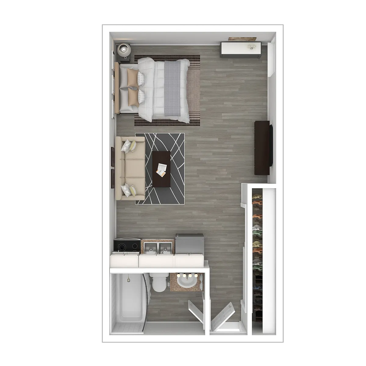 Floor plan Studio