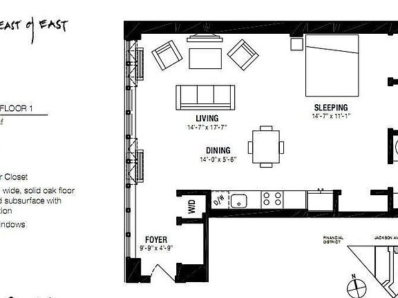 2nd image of 1314 Jackson Ave APT 1E