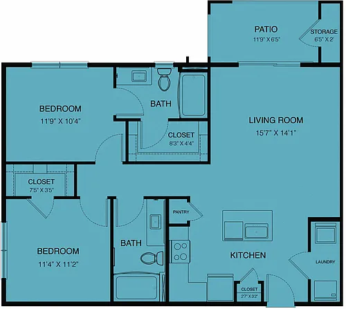 Floor plan B1-Rodeo