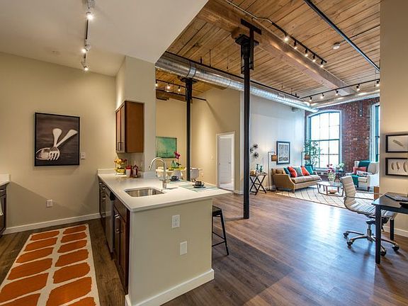 Kitchen and Living Room Flow