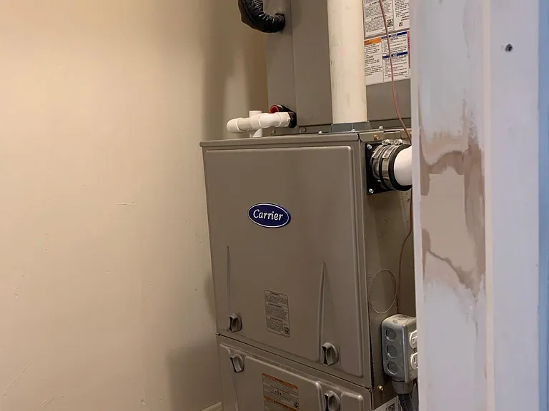 New furnace, in closet in living area.