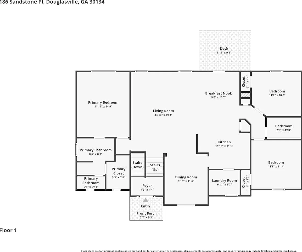 186 Sandstone Pl Douglasville, GA 30134 — Photo 3
