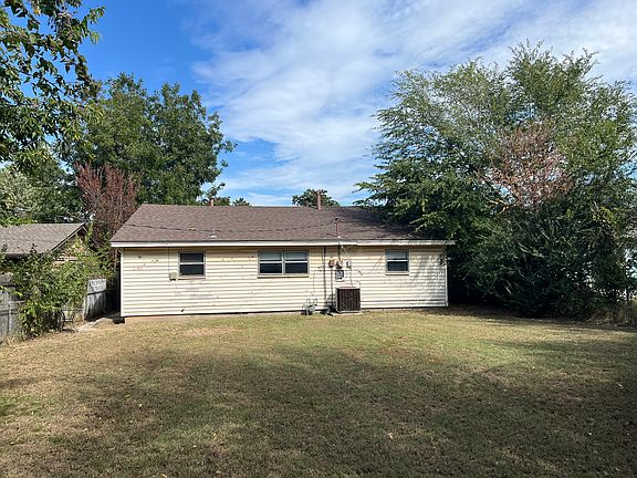 Large back yard