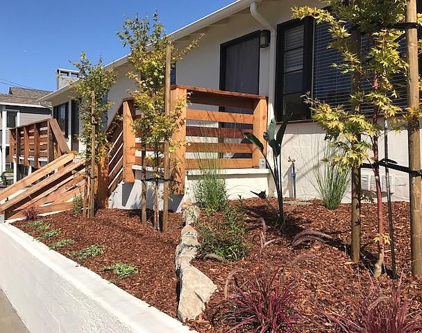 Landscaped Entry & Updated Porches/Railing