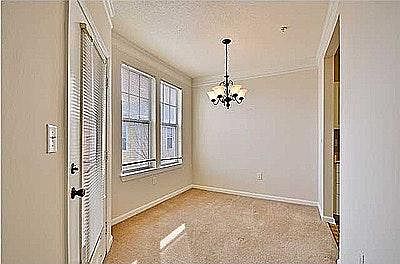 dining area (before flooring)