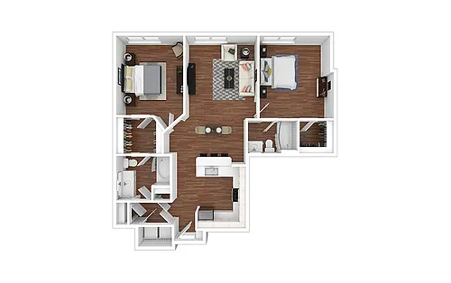 Floor plan Mahogany - Renovated
