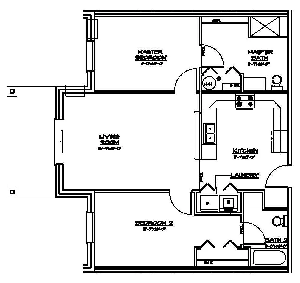 Floor plan The Coneflower