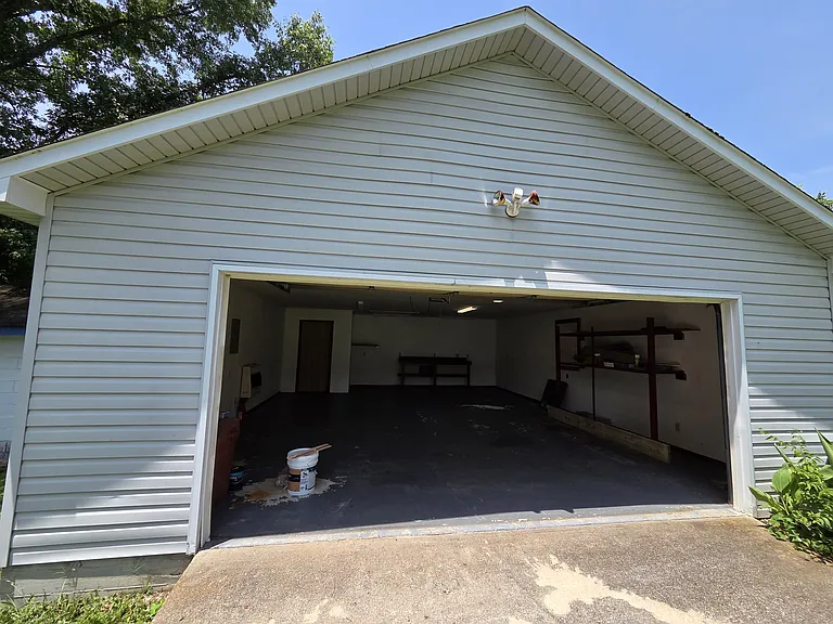 2 car garage entrance