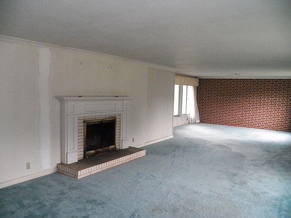 fireplace in living room