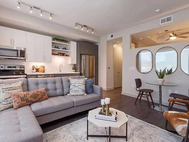 Open Living Area (Alamo Floorplan)