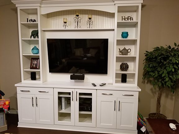 built in cabinets (family rm