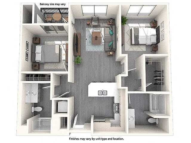 Floor plan Vive Luxe B3 Salto