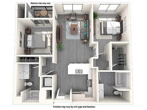 Floor plan Vive Luxe B3 Salto