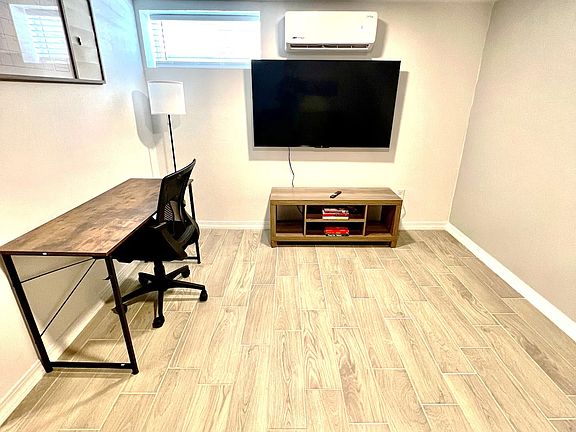 Living Room with Work Desk