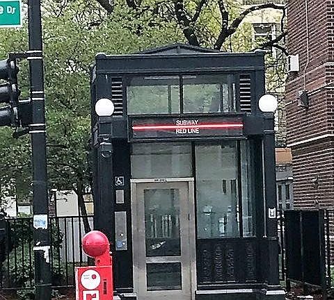 The REDLINE subway entrance.