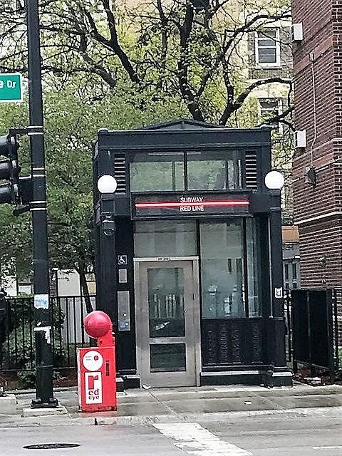 The REDLINE subway entrance.