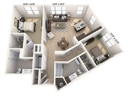 Floor plan B2